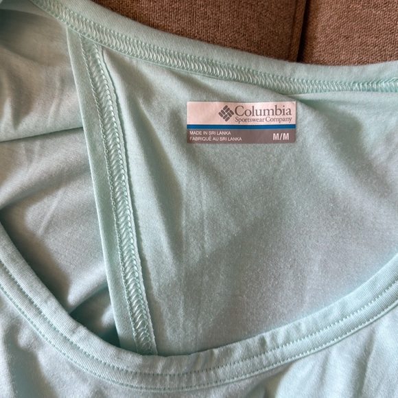 Columbia teal wrap tank in Med - Picture 6 of 6